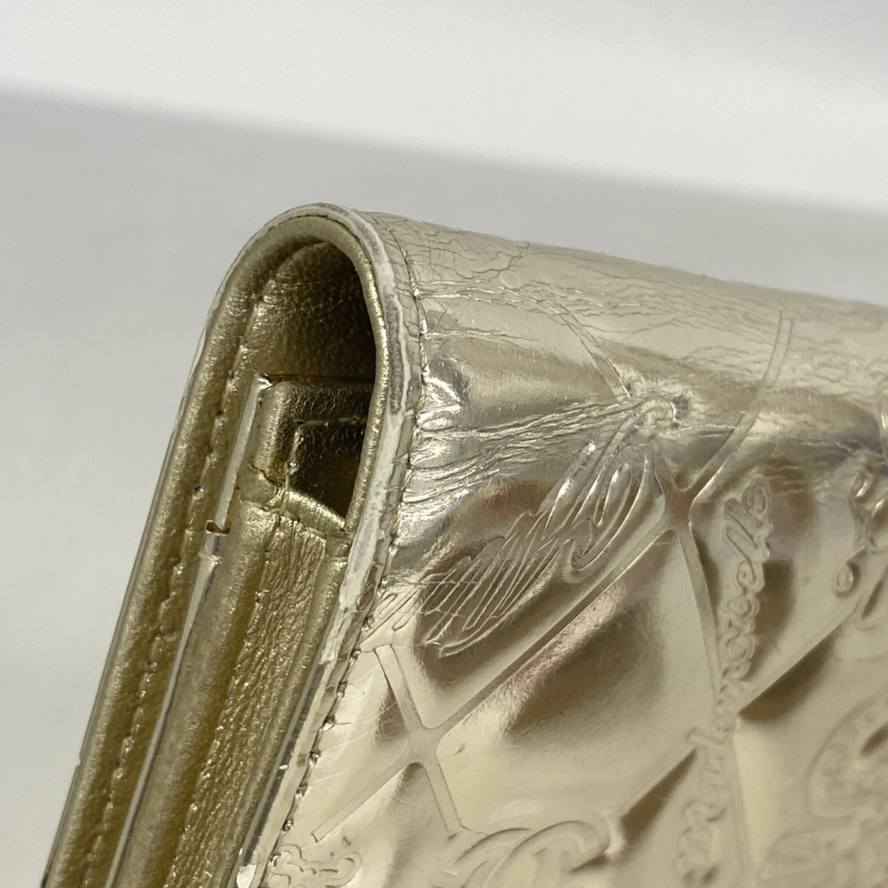CHANEL Authentic Gold Leather Wallet - Picture 5 of 9